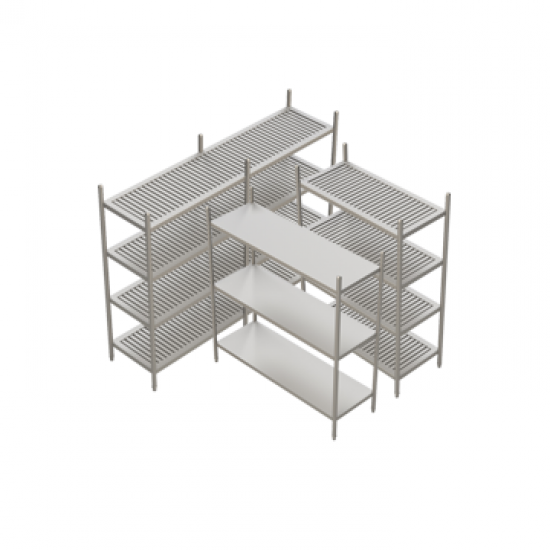 โรงงานผลิตเครื่องครัวสแตนเลส - รุ่งสแตนด์ - ชั้นวางของสแตนเลส